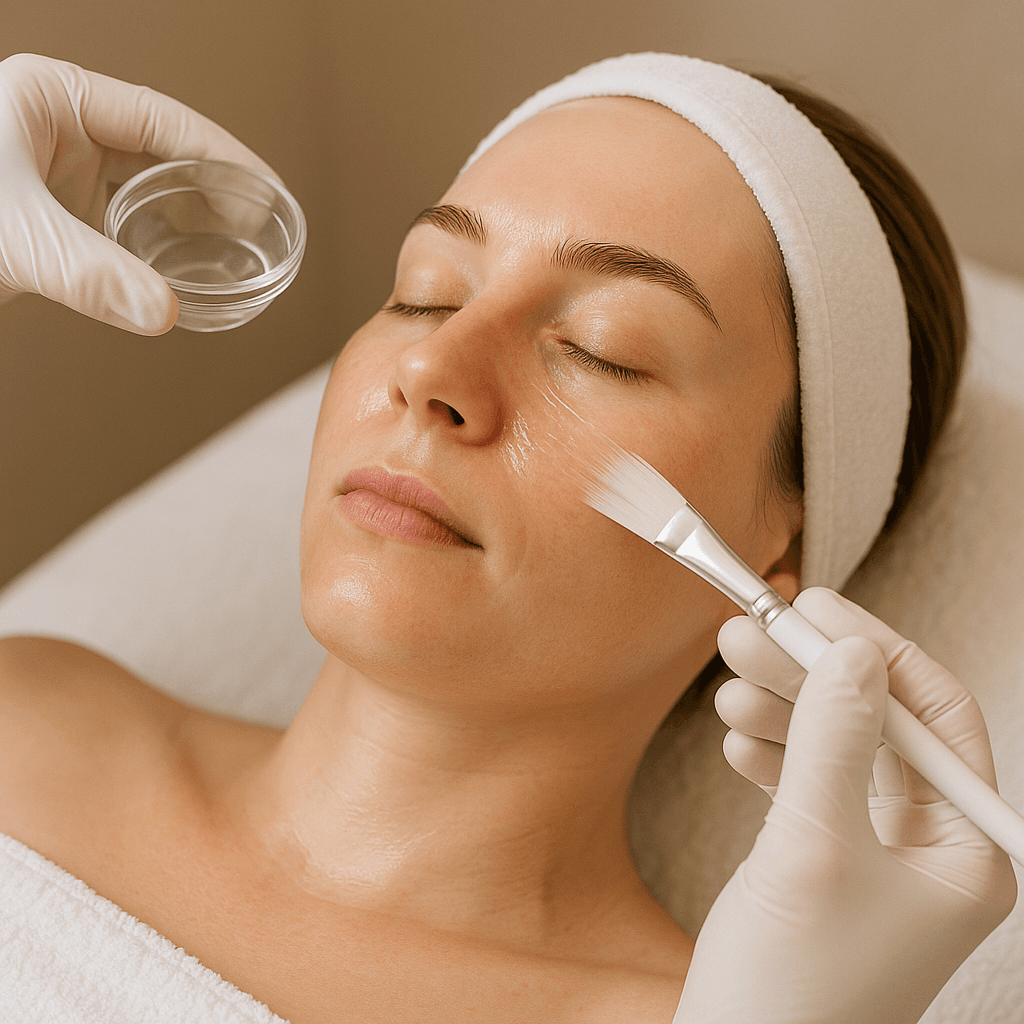 Oxygen peel treatment at Aura Aesthetics by Amy